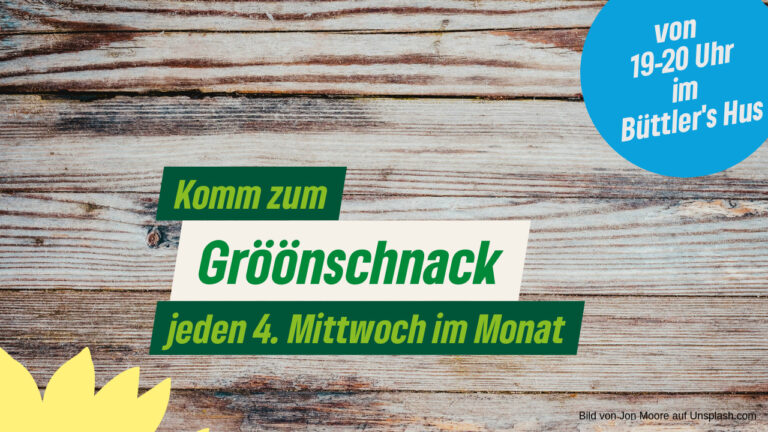 Einladung zum Gröönschnack